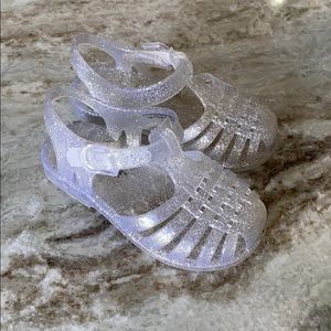 Sparkle Jelly Sandals Size 6